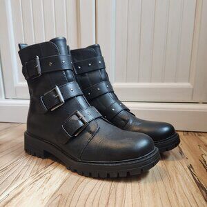 Black So Combat Boots